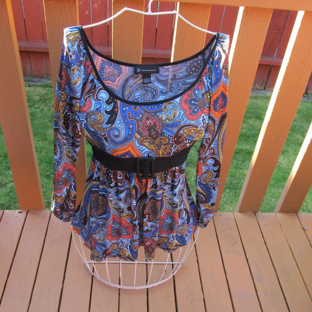 INC International Concepts Top Size Small Boho